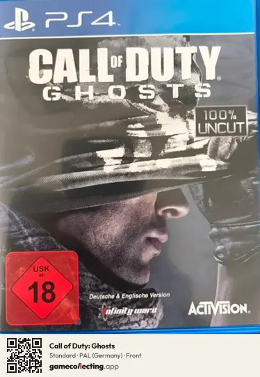 Call of Duty: Ghosts PlayStation 4, Germany box front