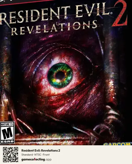 Resident Evil: Revelations 2 PlayStation 3, NTSC box front