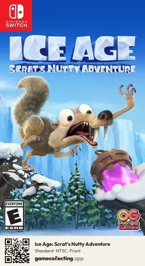 Ice Age: Scrat's Nutty Adventure Nintendo Switch, NTSC box front