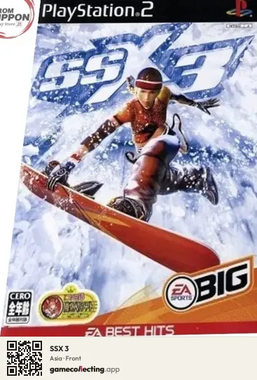 SSX 3 PlayStation 2, Asia box front