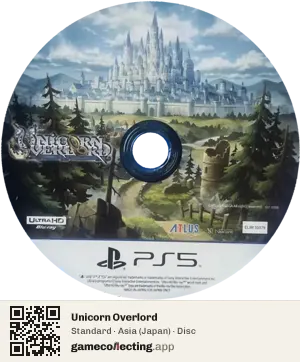Unicorn Overlord PlayStation 5, Asia disc