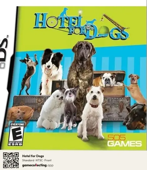 Hotel for Dogs Nintendo DS, NTSC box front