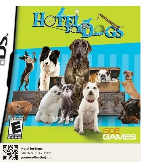 Hotel for Dogs Nintendo DS, NTSC box front
