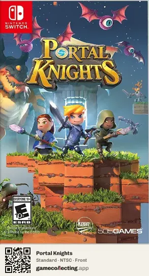 Portal Knights Nintendo Switch, NTSC box front