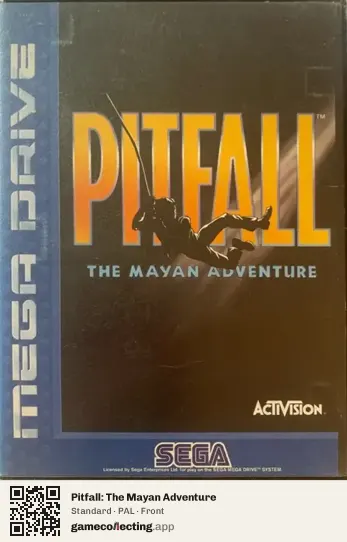 Pitfall: The Mayan Adventure Sega Mega Drive / Genesis, PAL box front