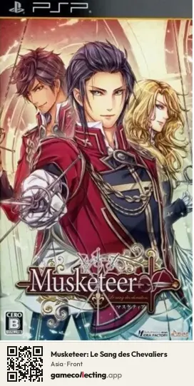 Musketeer: Le Sang des Chevaliers PlayStation Portable, Asia box front