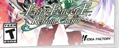Fairy Fencer F: Refrain Chord, the ESRB box on its front
