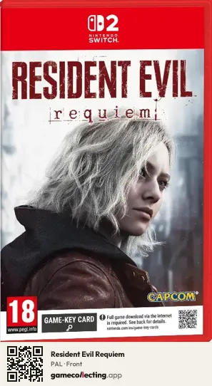 Resident Evil Requiem Nintendo Switch 2, PAL box front