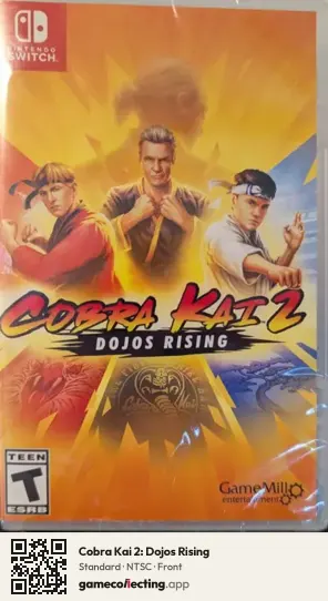 Cobra Kai 2: Dojos Rising Nintendo Switch, NTSC box front