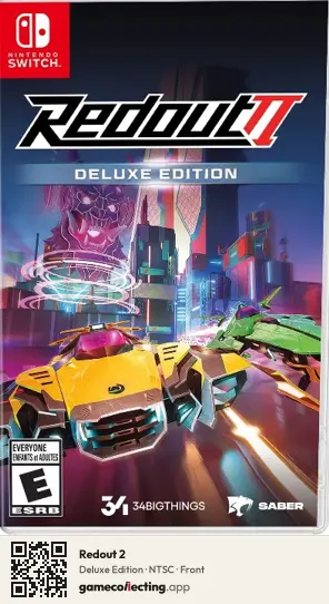 Redout 2 Nintendo Switch, NTSC box front