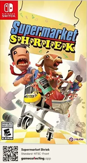 Supermarket Shriek Nintendo Switch, NTSC box front