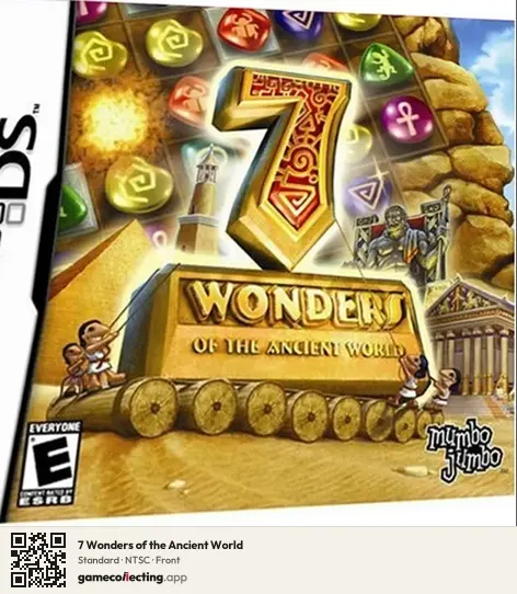 7 Wonders of the Ancient World Nintendo DS, NTSC box front