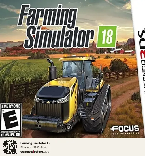Farming Simulator 18 Nintendo 3DS, NTSC box front