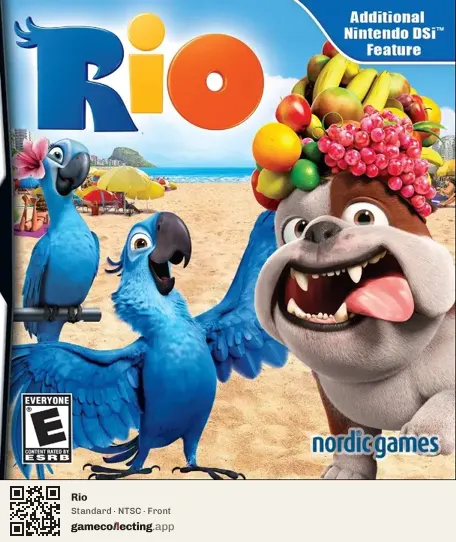 Rio Nintendo DS, NTSC box front