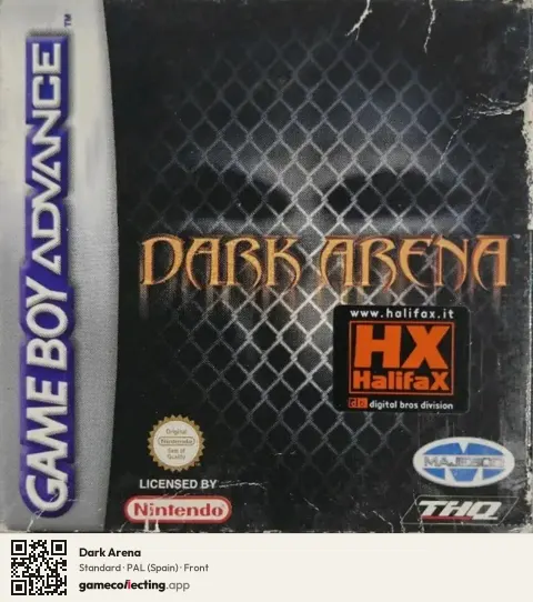 Dark Arena Game Boy Advance, Spain box front