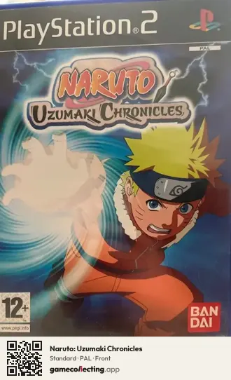 Naruto: Uzumaki Chronicles PlayStation 2, PAL box front