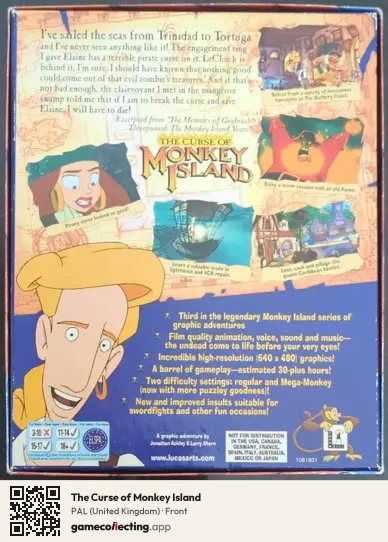 The Curse of Monkey Island Computer, United Kingdom box front
