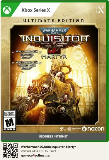 Warhammer 40,000: Inquisitor: Martyr Xbox Series X, NTSC box front