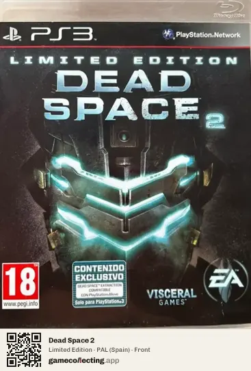 Dead Space 2 PlayStation 3, Spain box front
