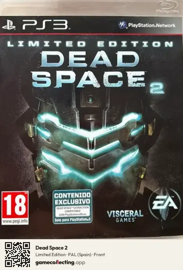 Dead Space 2 PlayStation 3, Spain box front