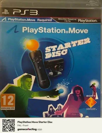 PlayStation Move Starter Disc PlayStation 3, PAL box front