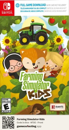 Farming Simulator Kids Nintendo Switch, NTSC box front