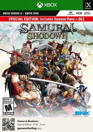 Samurai Shodown Xbox Series X, NTSC box front