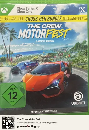 The Crew Motorfest Xbox Series X, Germany box front