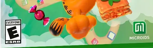 Garfield Lasagna Party, the ESRB box on its front