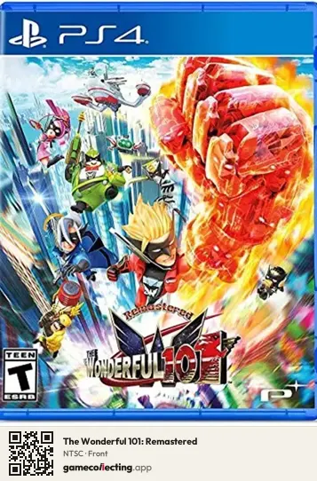 The Wonderful 101: Remastered PlayStation 4, NTSC box front