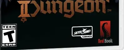 Darkest Dungeon II, the ESRB box on its front