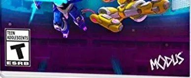 Override 2: Super Mech League, the ESRB box on its front