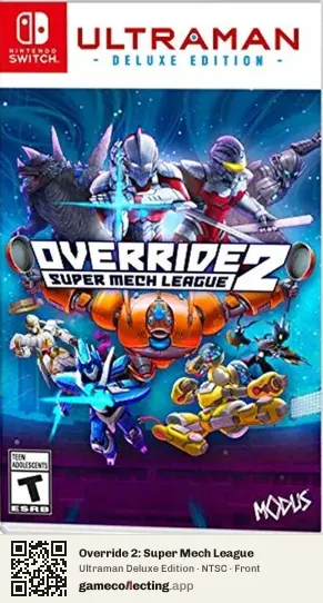 Override 2: Super Mech League Nintendo Switch, NTSC box front