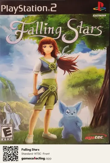 Falling Stars PlayStation 2, NTSC box front