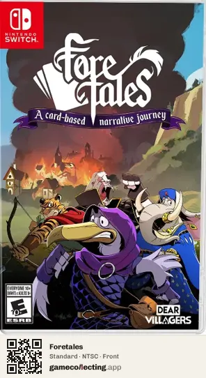 Foretales Nintendo Switch, NTSC box front