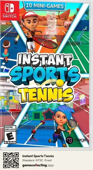Instant Sports Tennis Nintendo Switch, NTSC box front