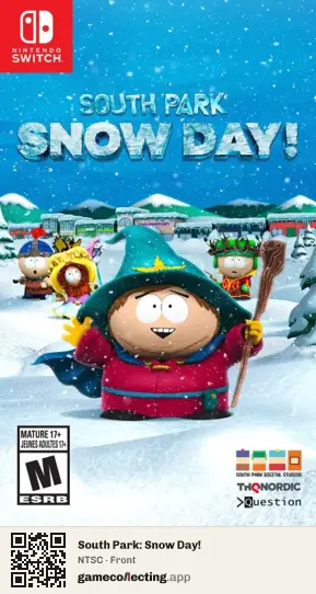 South Park: Snow Day! Nintendo Switch, NTSC box front
