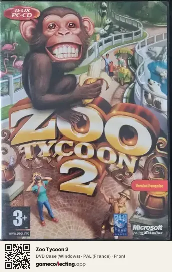 Zoo Tycoon 2 Computer, France box front