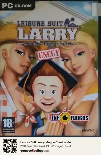 Leisure Suit Larry: Magna Cum Laude Computer, Portugal box front