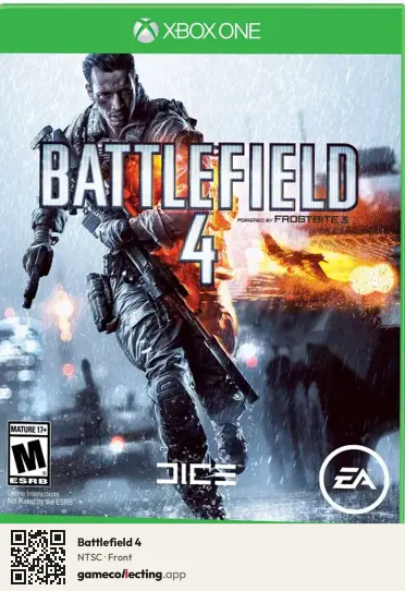 Battlefield 4 Xbox One, NTSC box front