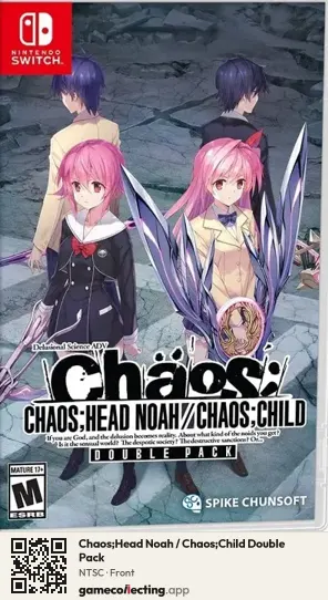 Chaos;Head Noah / Chaos;Child Double Pack Nintendo Switch, NTSC box front