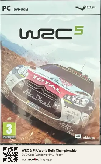 WRC 5: FIA World Rally Championship Computer, PAL box front