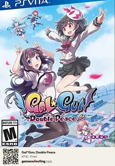 Gal*Gun: Double Peace PlayStation Vita, NTSC box front