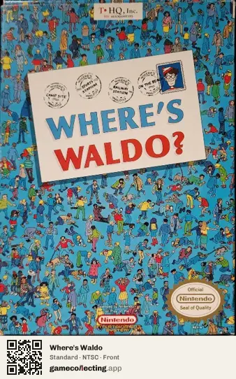 Where's Waldo Nintendo Entertainment System, NTSC box front
