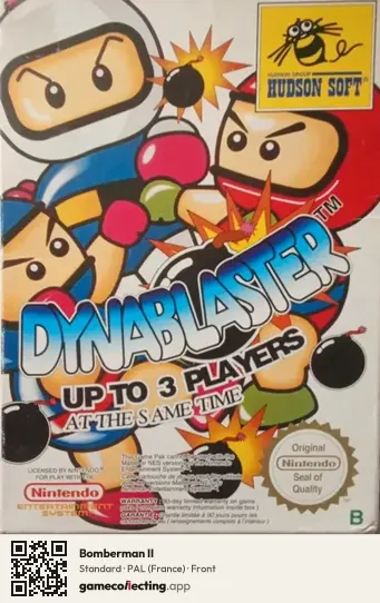 Bomberman II Nintendo Entertainment System, France box front