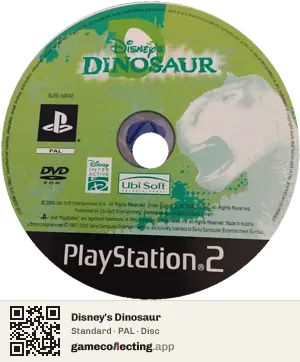 Disney's Dinosaur PlayStation 2, PAL disc