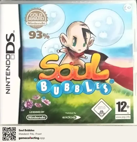 Soul Bubbles Nintendo DS, PAL box front