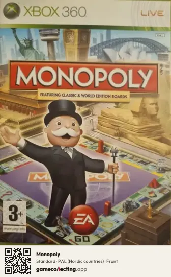 Monopoly Xbox 360, Nordic countries box front