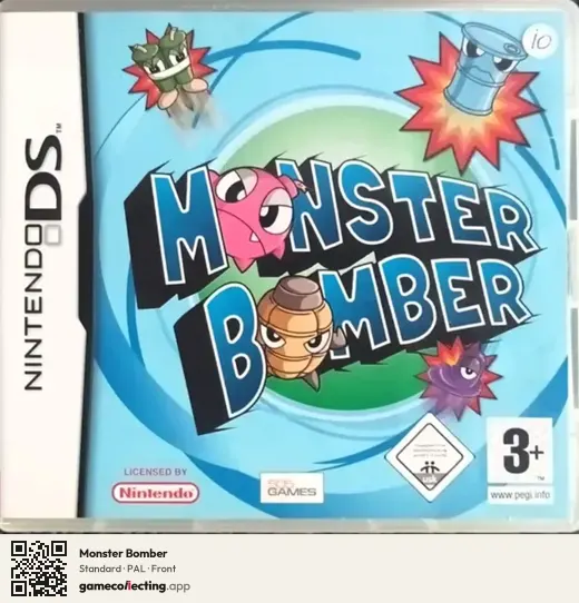 Monster Bomber Nintendo DS, PAL box front