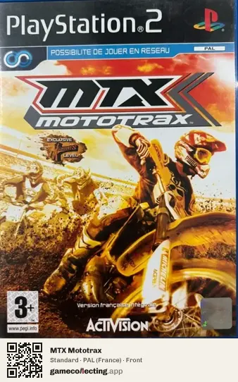 MTX Mototrax PlayStation 2, France box front